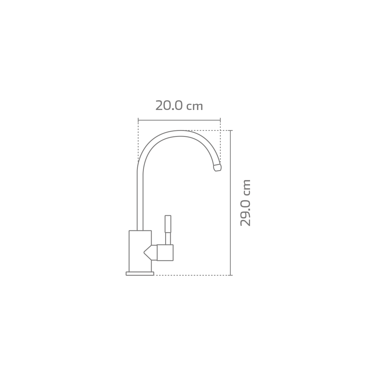 Llave Kele Para Filtro De Agua Acero Inox 304