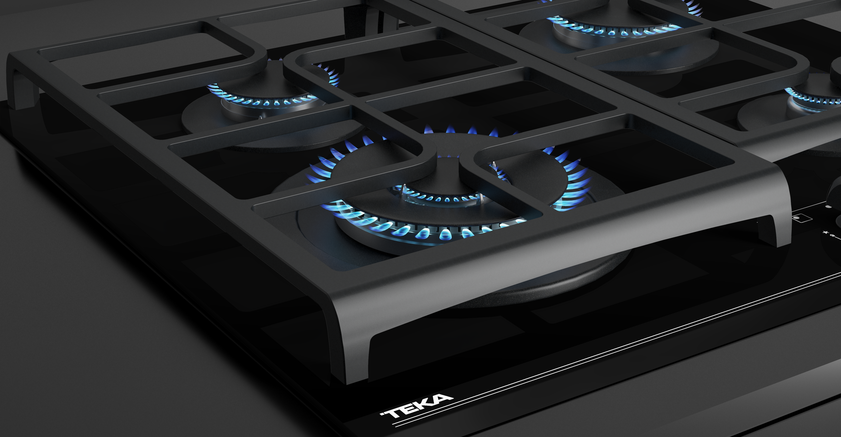 Parrilla a Gas TEKA GZC 64320 XBB de 60 cm ExactFlame