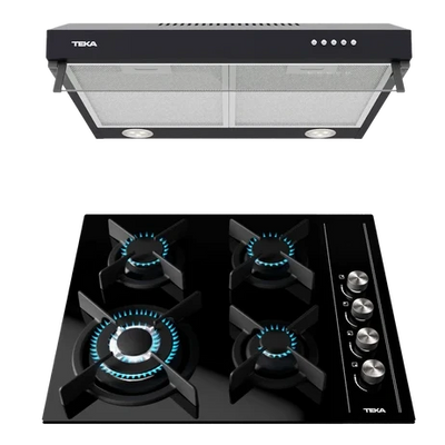 Duetto Crystal 60 TEKA paquete Campana de 60 + Parrilla - Cubimas