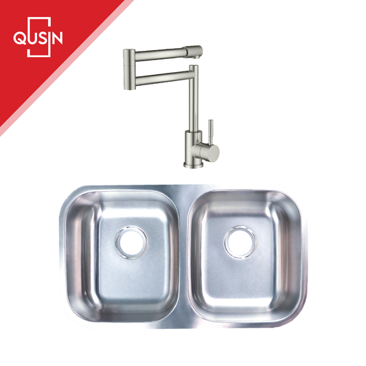 DUO QUSIN 206 NIRI INOX - Cubimas