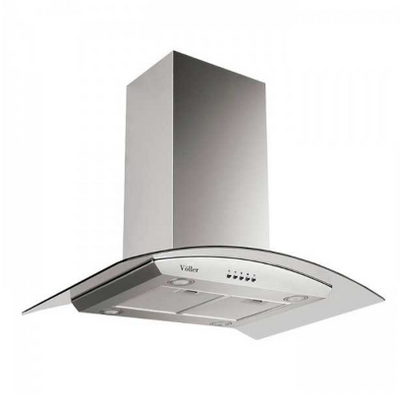 Campana Isla VOLLER Nimbus 90 AI INX/BLCK - Cubimas