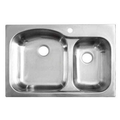 Tarja de empotrar TEKA Dm 33.22 2C 9" - Cubimas