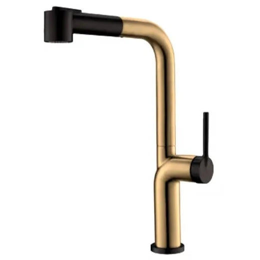 Llave mezcladora para fregadero KELE KSS1236-GD/BK Dorado/Negra - Cubimas