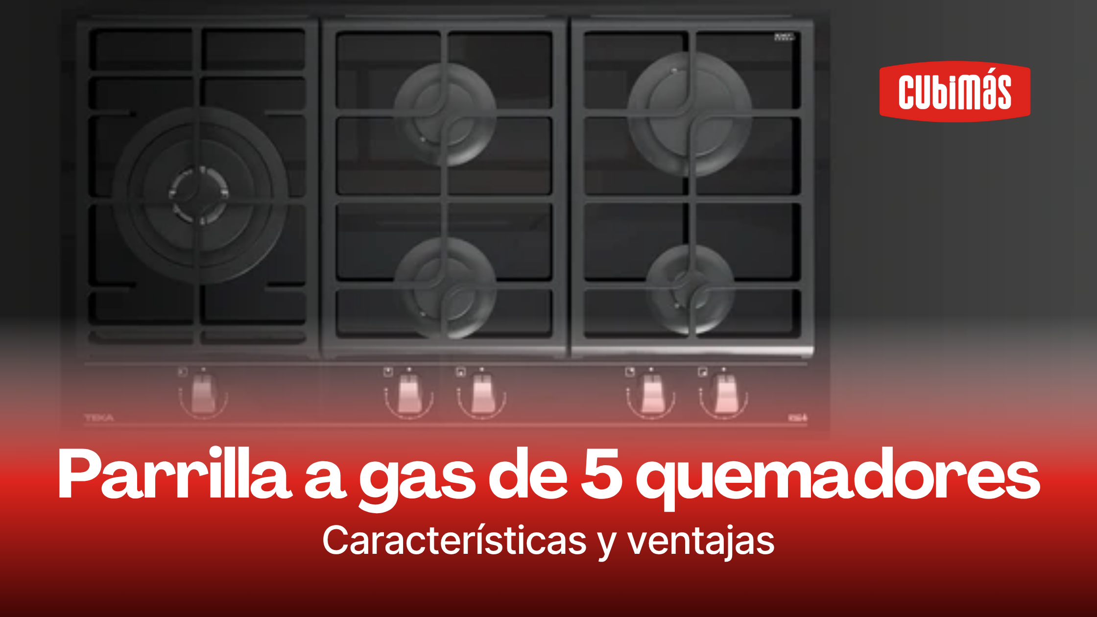 Parrilla a gas de 5 quemadores: Características y ventajas