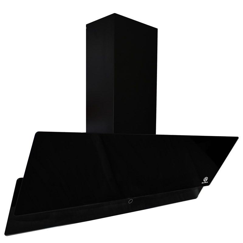 Combo SUPRA STELLA black campana para pared CP-90 y Parrilla 5Q-IN
