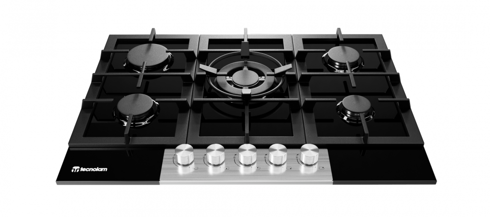 Parrilla De Gas TECNOLAM VETRO705.NE 70 CM