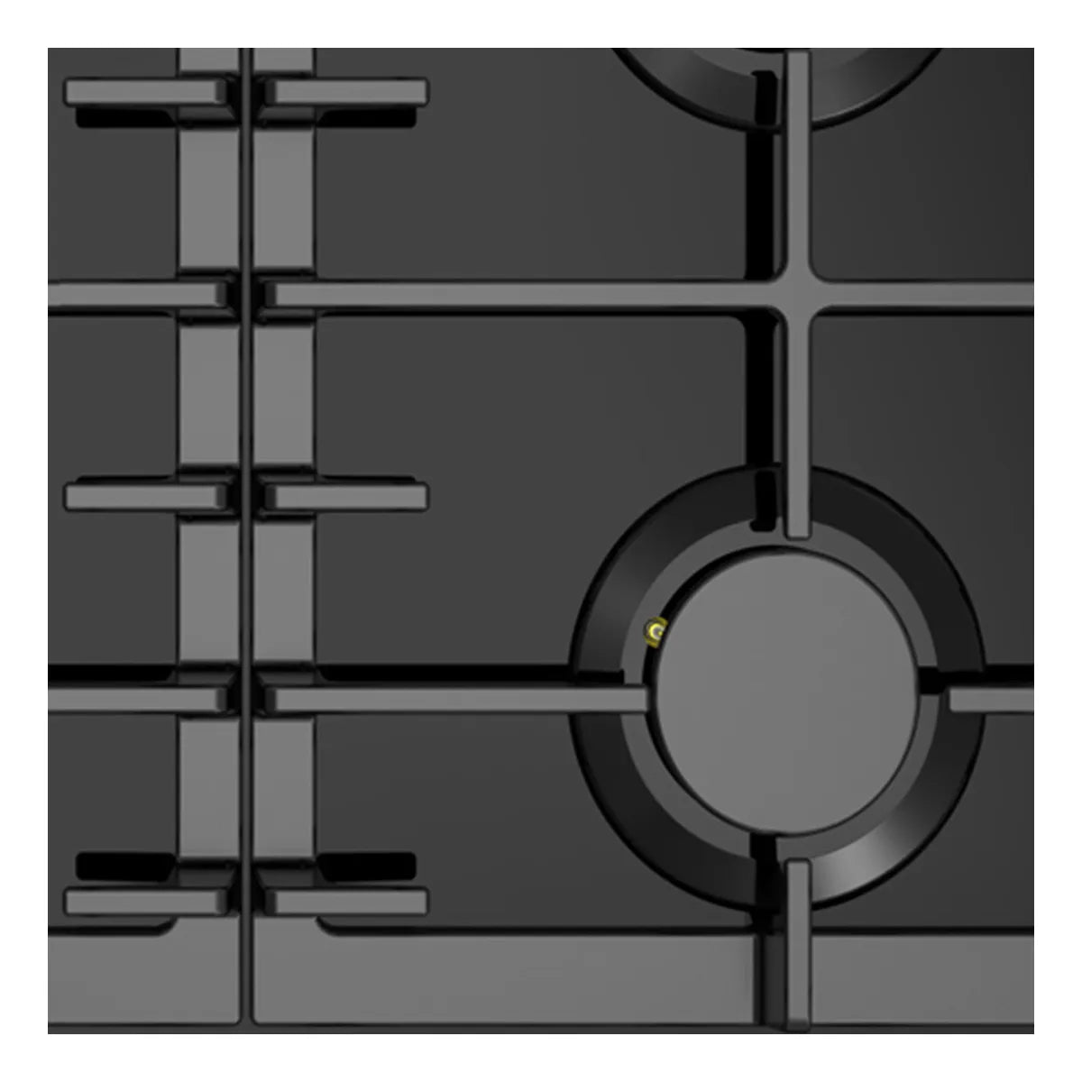 Parrilla a Gas MABE CMG6018V1 60cm Vidrio Negro - Cubimas