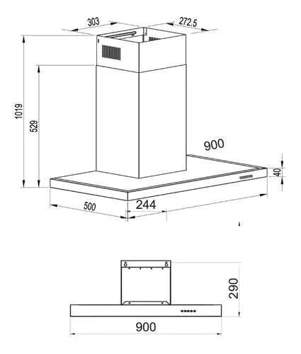 Campana TECNOLAM ANTARES.AC90