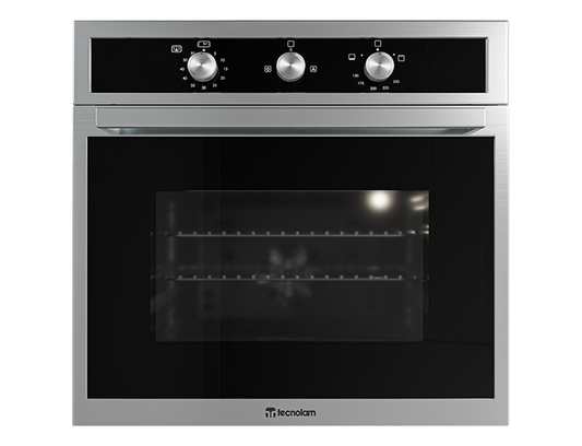 Horno a Gas TECNOLAM TE60GAS.AC de 60 Cm inoxidable