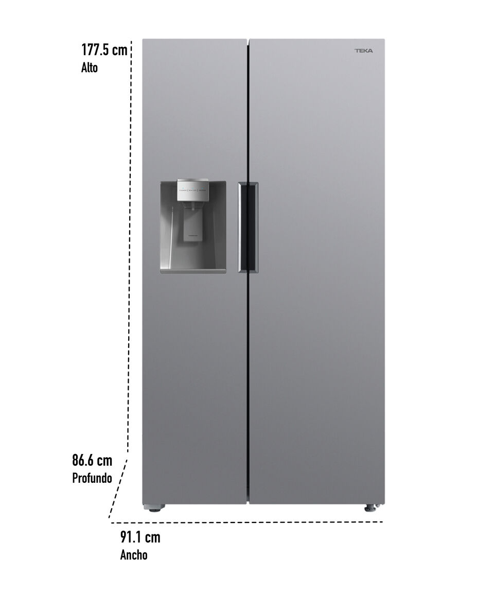 Refrigerador Side By Side 27 p3 SXS RLF 75950 SS Acero