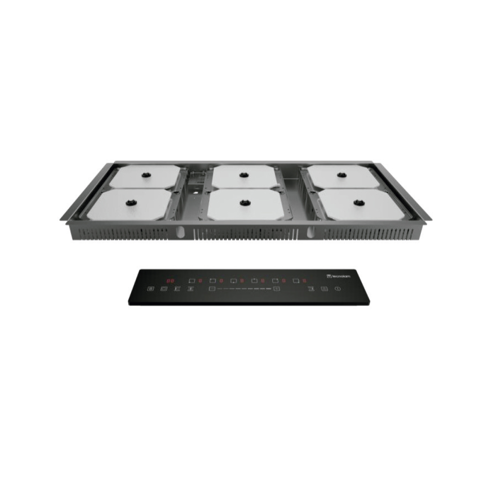 Parrilla de induccion de 6 quemadores MAGIC 6 90"