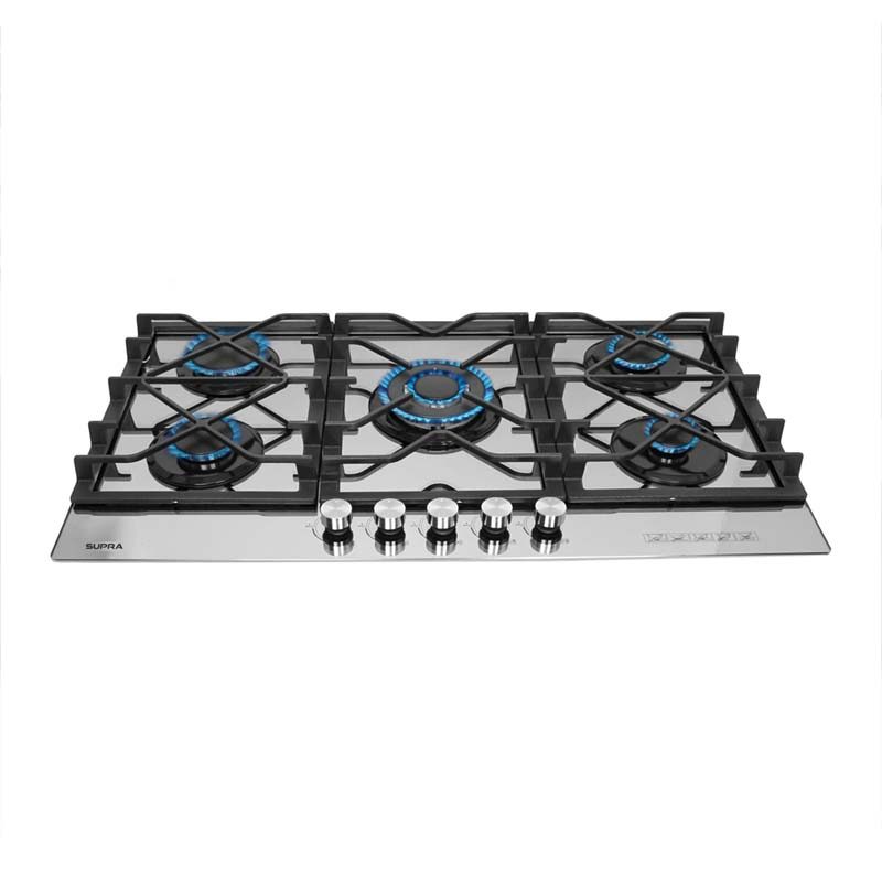 Parrilla a gas empotrable SUPRA 5 quemadodres 87"