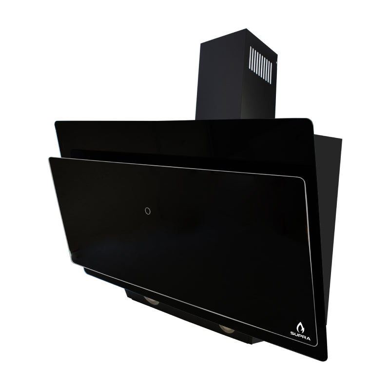 Campana de pared SUPRA MURANO de tipo pantalla con cristal templado 90CM - Cubimas