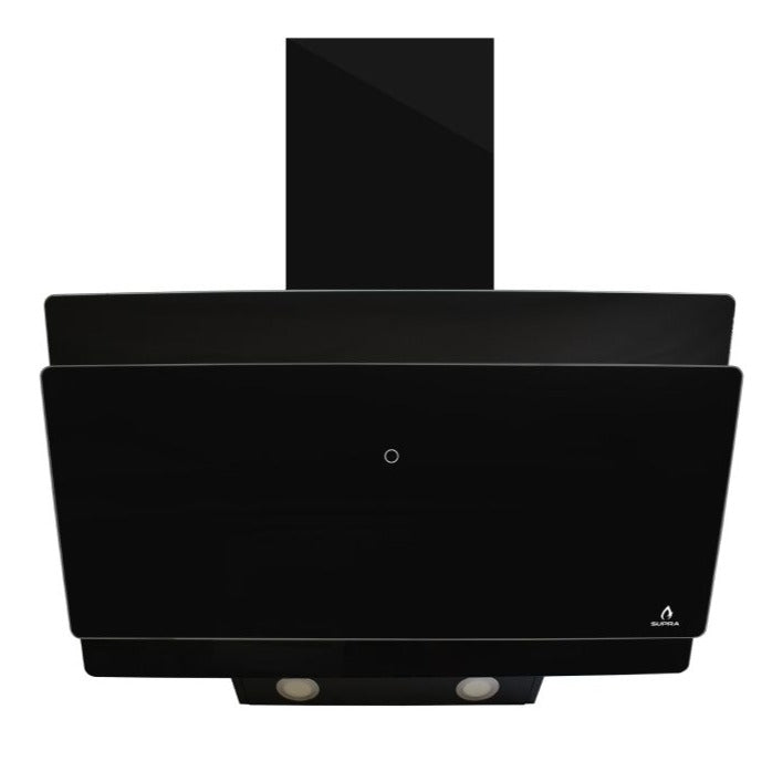 Campana de pared SUPRA MURANO de tipo pantalla con cristal templado 90CM - Cubimas