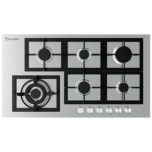 Parrilla a gas TECNOLAM LG916.AC de 90 cm - Cubimas