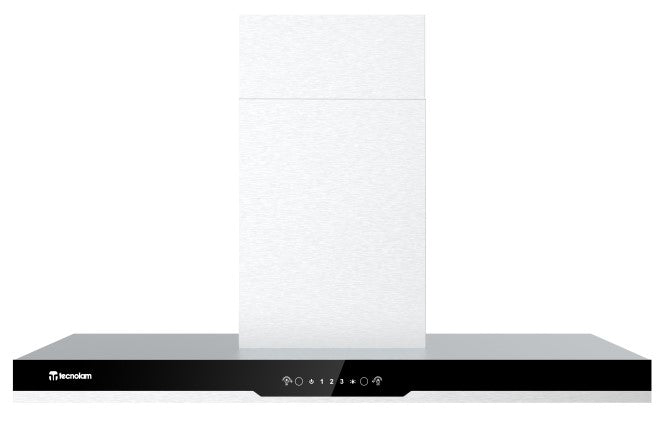 Campana Dec Pared Tecnolam - Vidrio 90 BOX.AC90-ADARA.AC90 - Cubimas