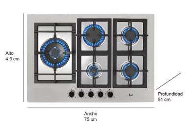 parrilla teka efx 70.1 5g ai al dr ci left