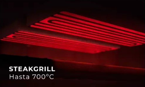 Horno Pirolítico Multifunción con SteakGrill de 700º especial para carne STEAKMASTER BK-SS