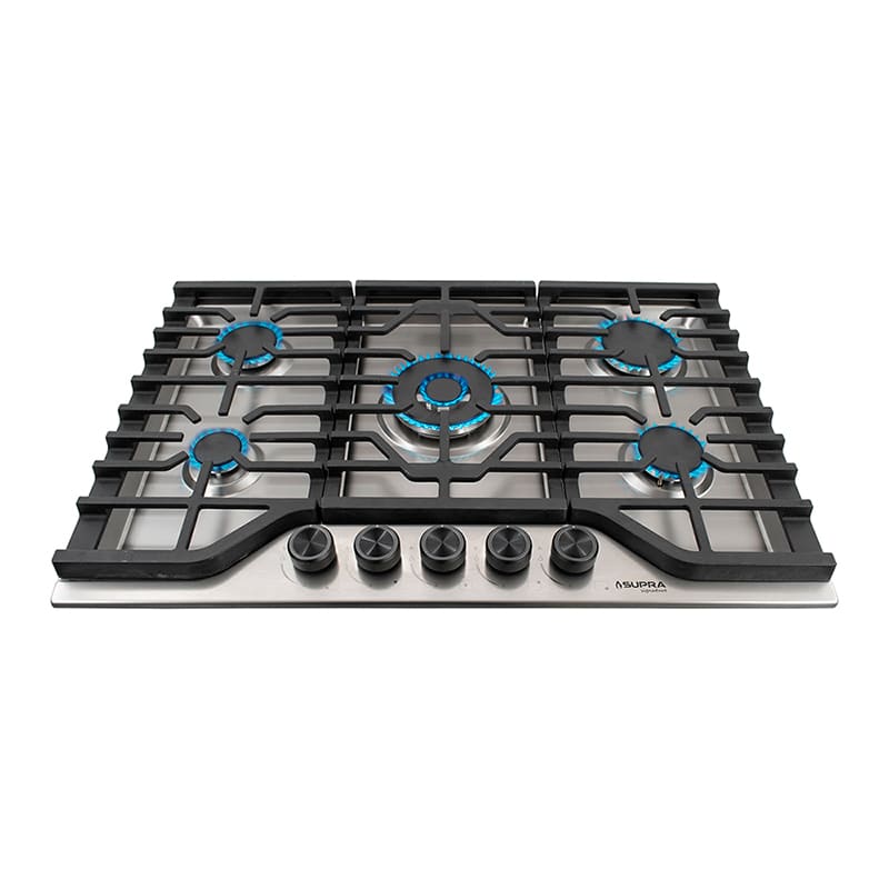 Parrilla a gas empotrable de 5 quemadores CAVALLINA 76" SUPRA