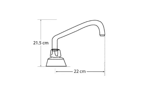 Mezcladora cromada EB TECNICA EB AQM-Pl de baja presión - Cubimas