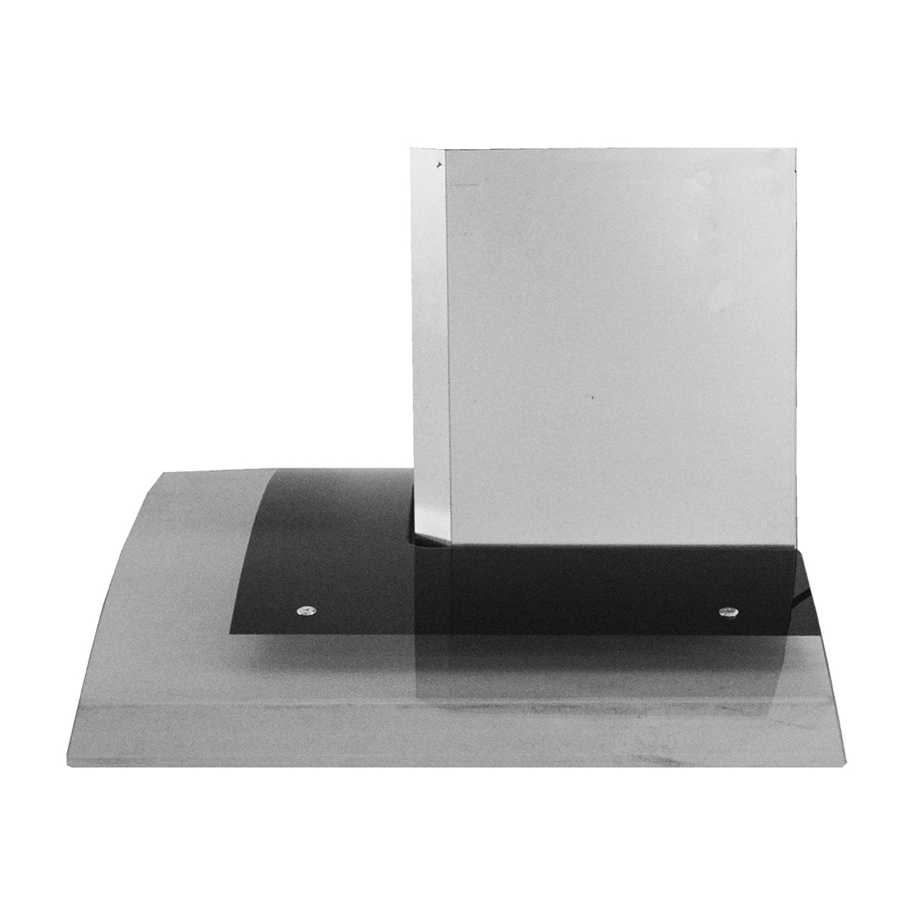 Campana de pared EB Tecnica con cristal curvo 90 cm en acero Inox. EB-392