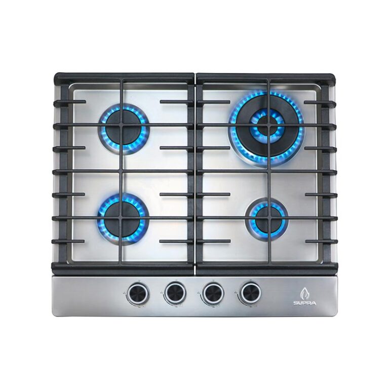 Parrilla de gas IMPERIA empotrable con 4 quemadores de acero inoxidable - Cubimas