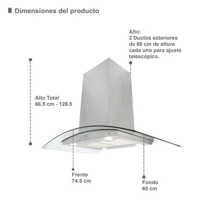 Campana de isla CI76