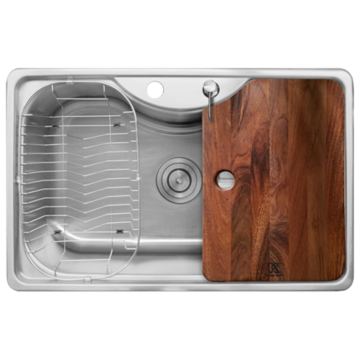 Tarja de empotrar KELE KTS3019A con accesorios Inox - Cubimas