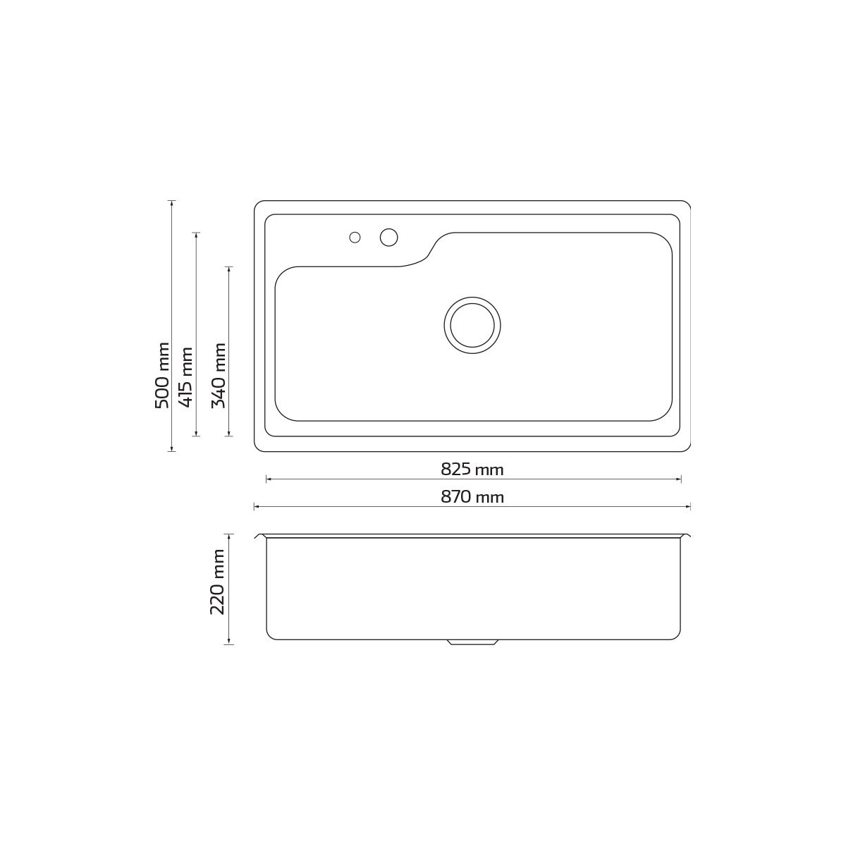 Tarja de empotrar KELE Kts 3420A - Cubimas
