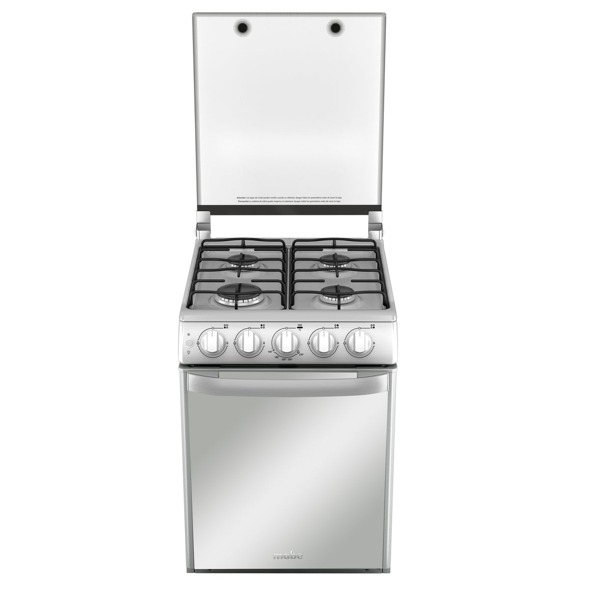 Estufa de empotre MABE EMC5046CAIS0 de 50 cm Plata Mercury - Cubimas