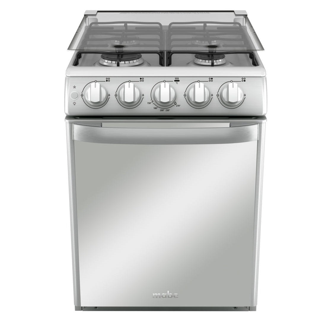 Estufa de empotre MABE EMC5046CAIS0 de 50 cm Plata Mercury - Cubimas