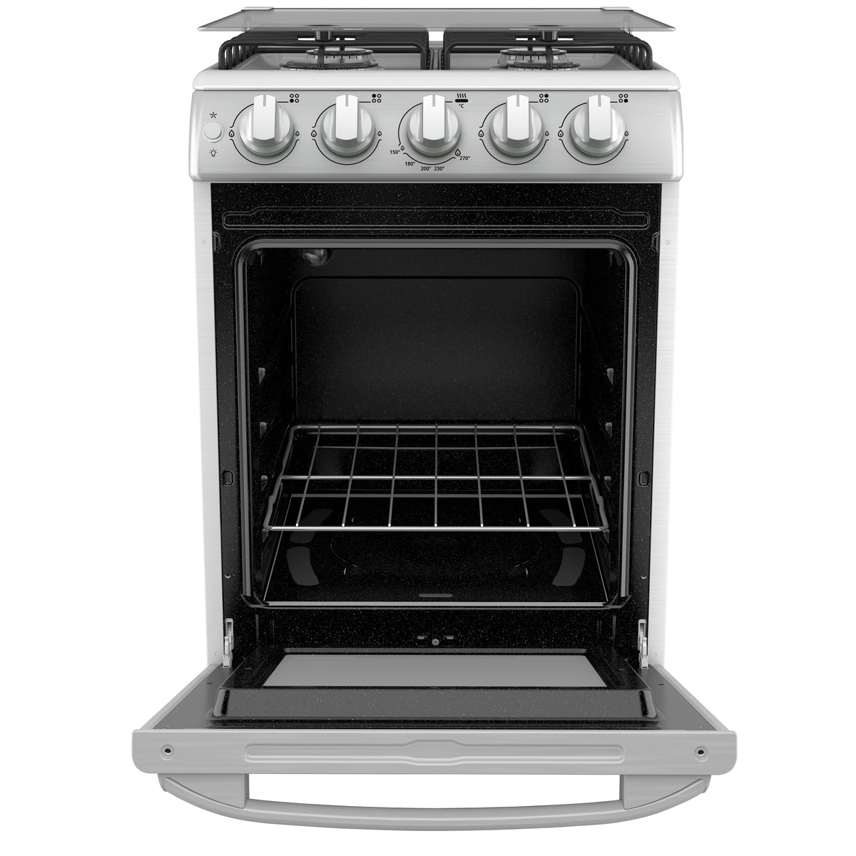 Estufa de empotre MABE EMC5046CAIS0 de 50 cm Plata Mercury - Cubimas