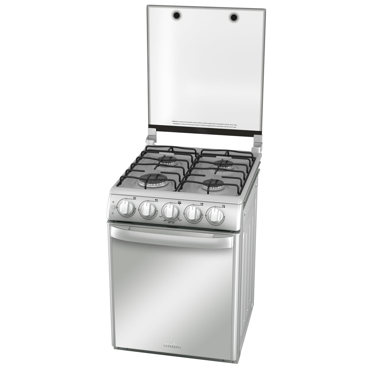 Estufa de empotre MABE EMC5046CAIS0 de 50 cm Plata Mercury - Cubimas