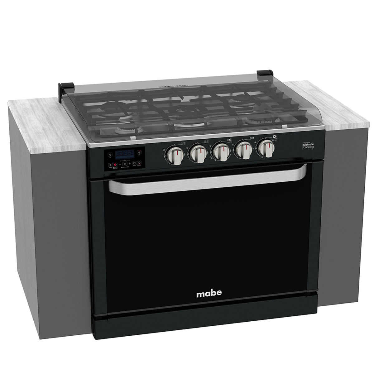 Estufa de empotre MABE XOC80808CTV0A de 80 cm Black Slate - Cubimas