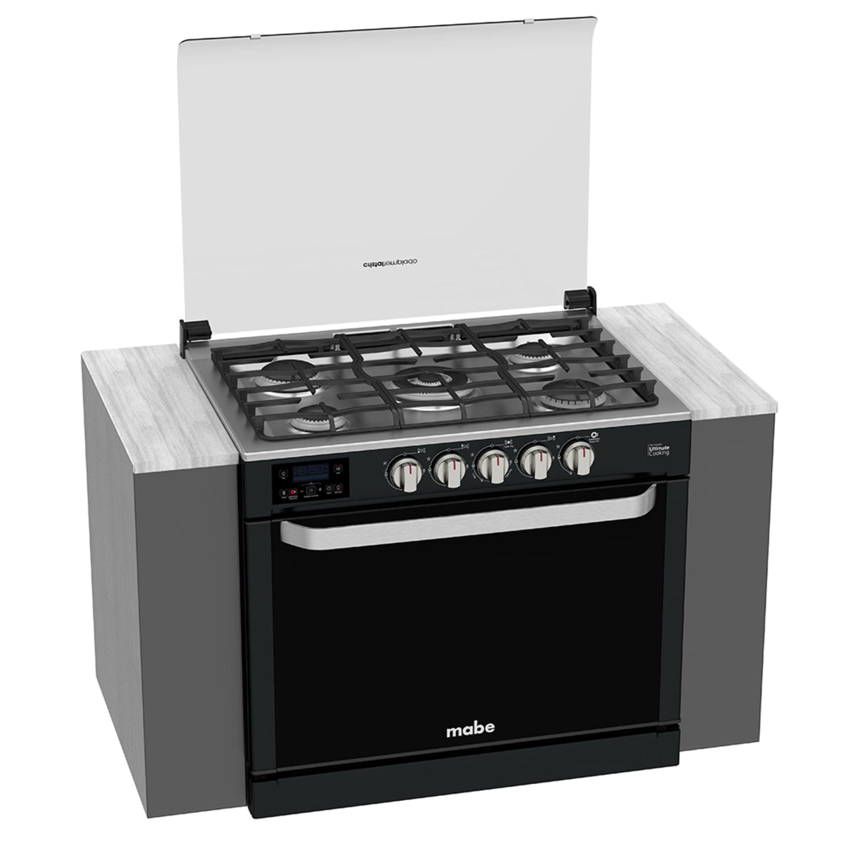 Estufa de empotre MABE XOC80808CTV0A de 80 cm Black Slate - Cubimas