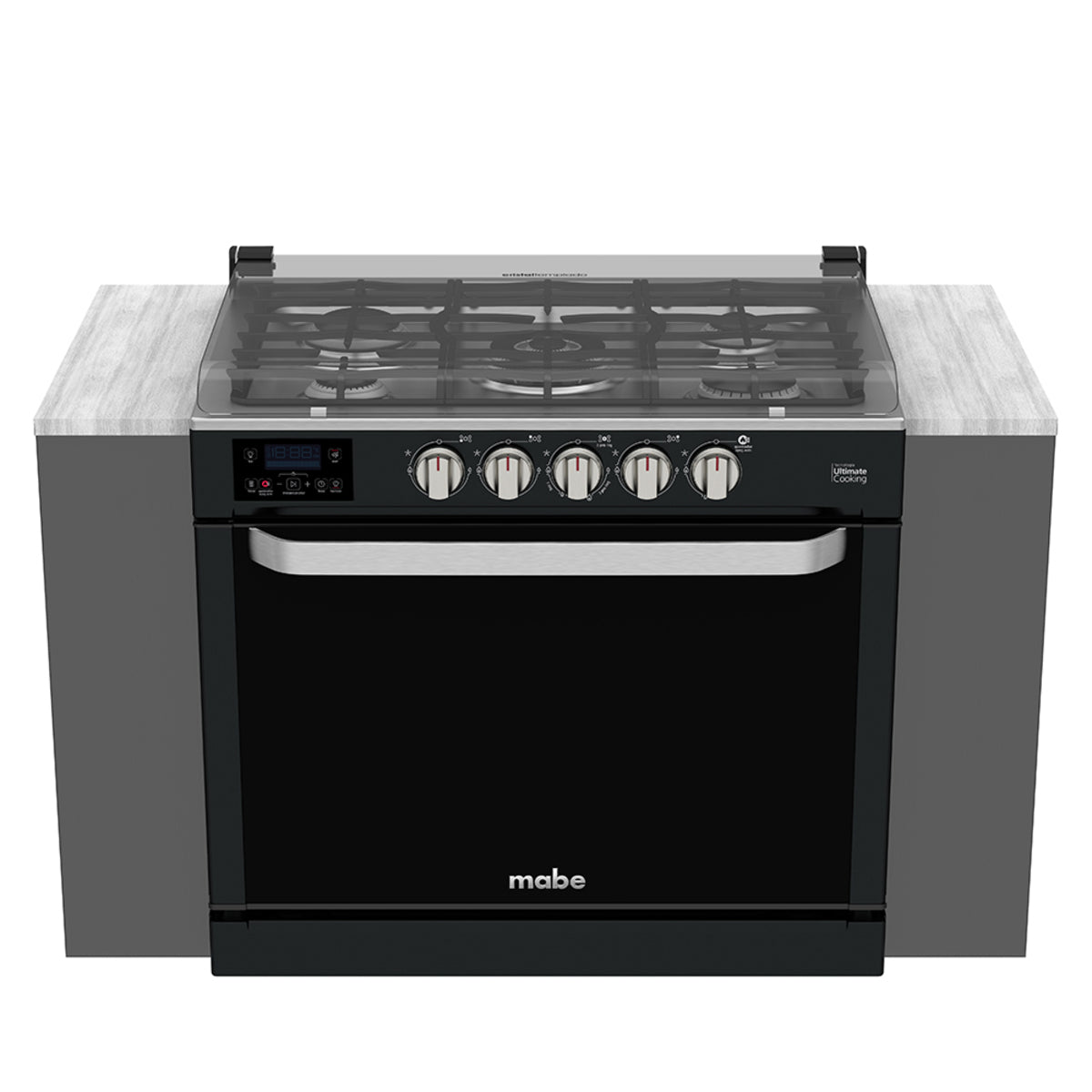 Estufa de empotre MABE XOC80808CTV0A de 80 cm Black Slate - Cubimas