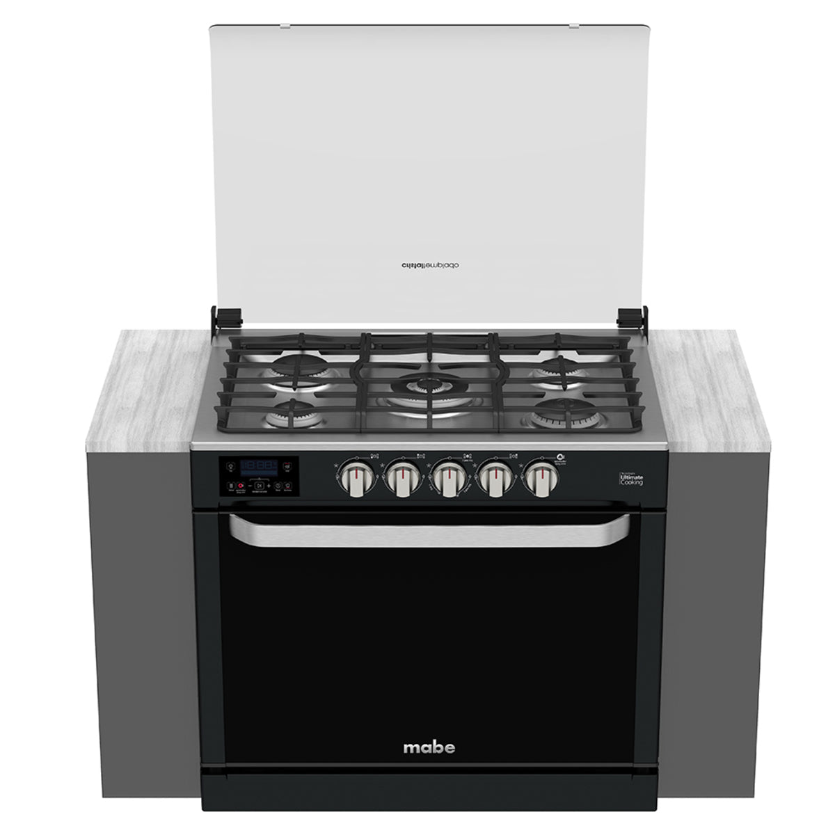 Estufa de empotre MABE XOC80808CTV0A de 80 cm Black Slate - Cubimas