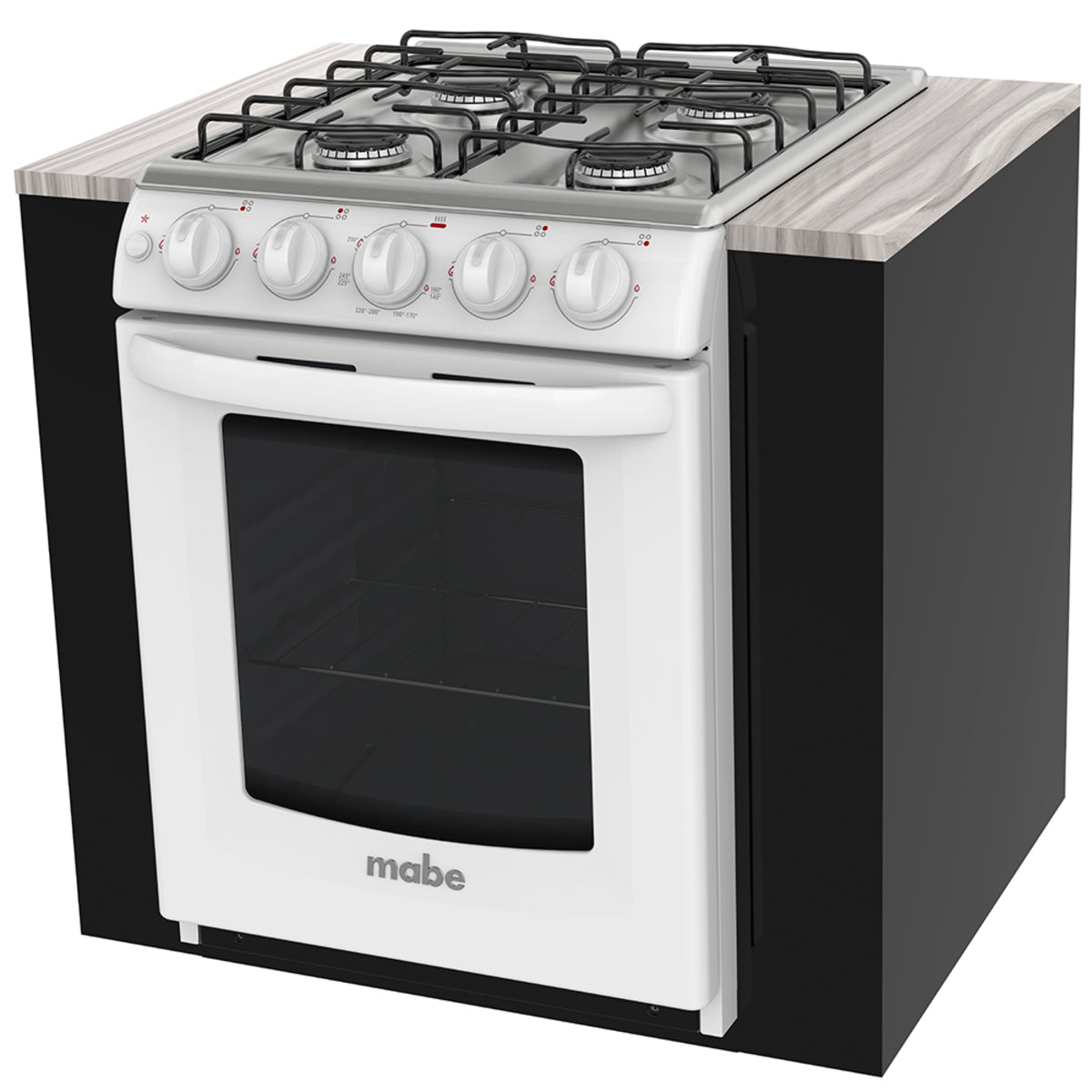 Estufa de empotre MABE EMC5031AIB050 de 50 cm blanca - Cubimas