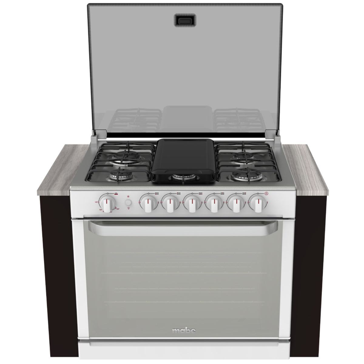 Estufa de empotre MABE EMC80330CBI0 de 80 cm Blanca - Cubimas