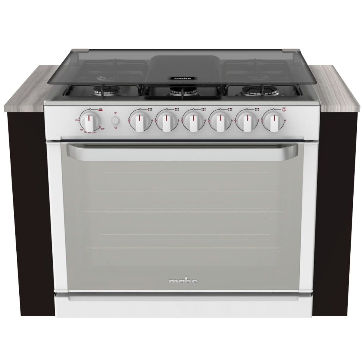 Estufa de empotre MABE EMC80330CBI0 de 80 cm Blanca - Cubimas