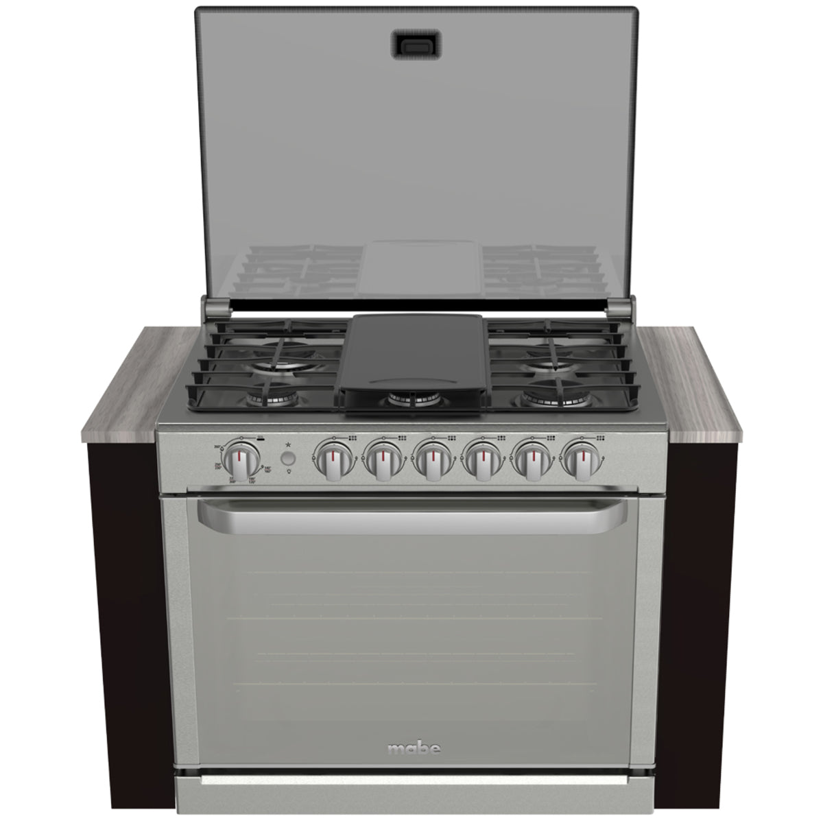 Estufa de empotre MABE  XOC80700CI0 de 80 cm Inoxidable - Cubimas