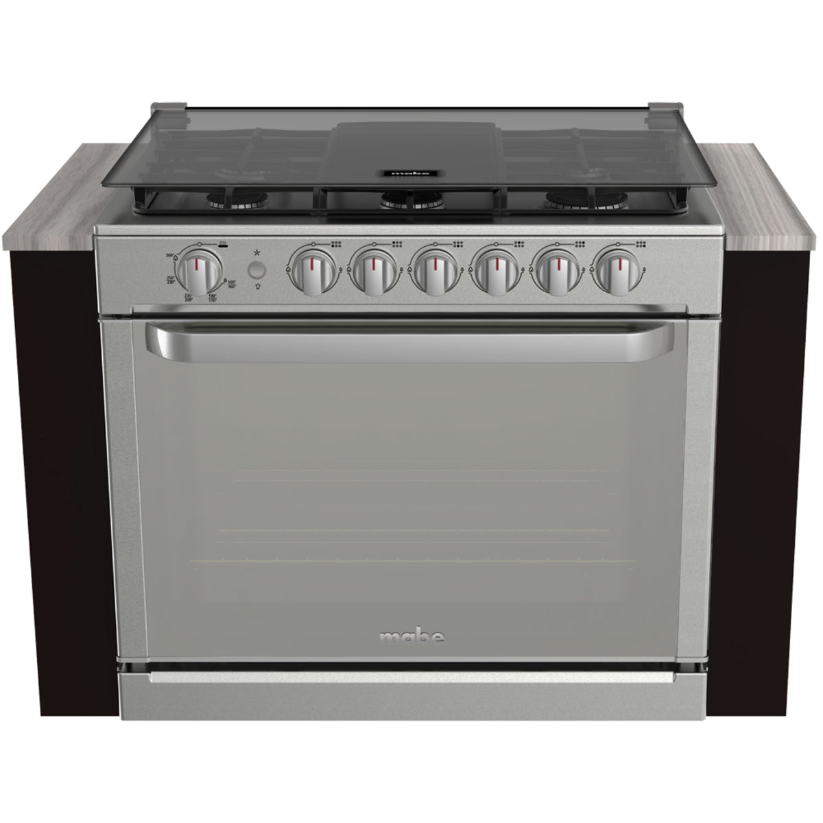 Estufa de empotre MABE  XOC80700CI0 de 80 cm Inoxidable - Cubimas