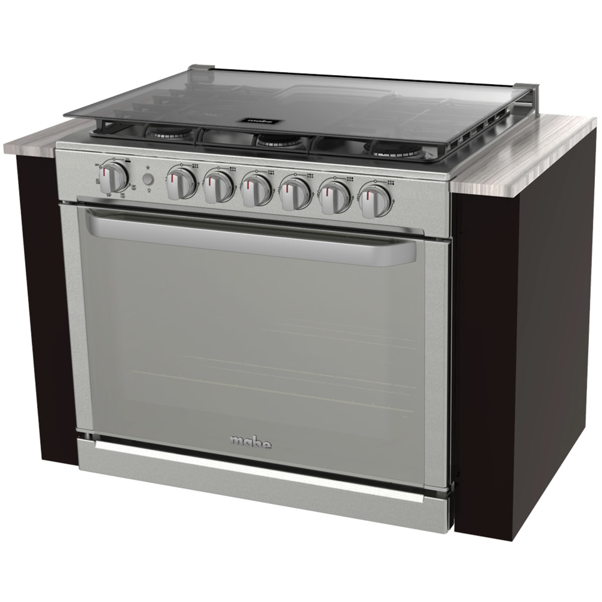 Estufa de empotre MABE  XOC80700CI0 de 80 cm Inoxidable - Cubimas