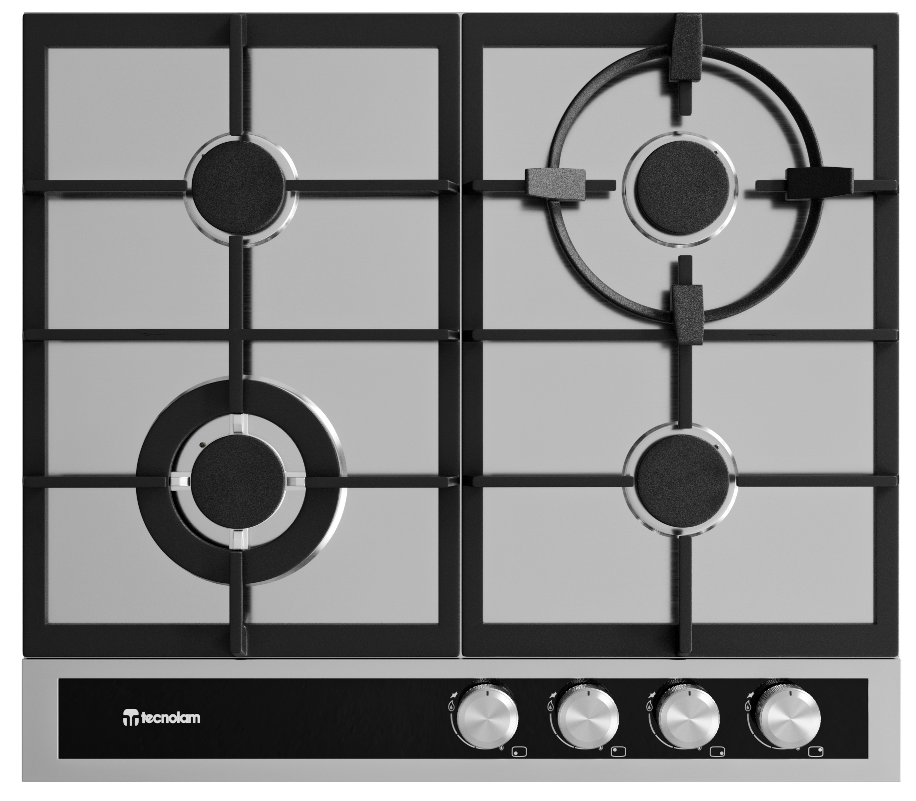 Parrilla a gas TECNOLAM NU604.AC de 60cm - Cubimas