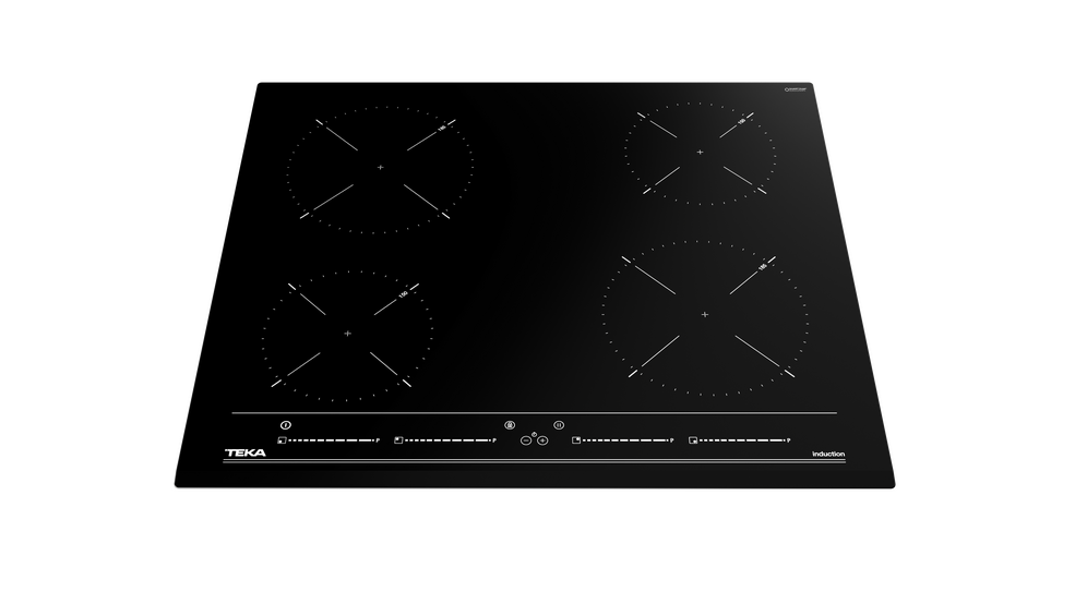 Parrilla vitrocerámica de inducción de 4 zonas con Touch Control Multislider Pro IZC 64010 MSS Bk