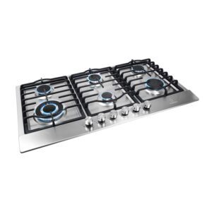 Parrilla de gas DIAMOND STEEL empotrable de 6 quemadores de acero inoxidable - Cubimas