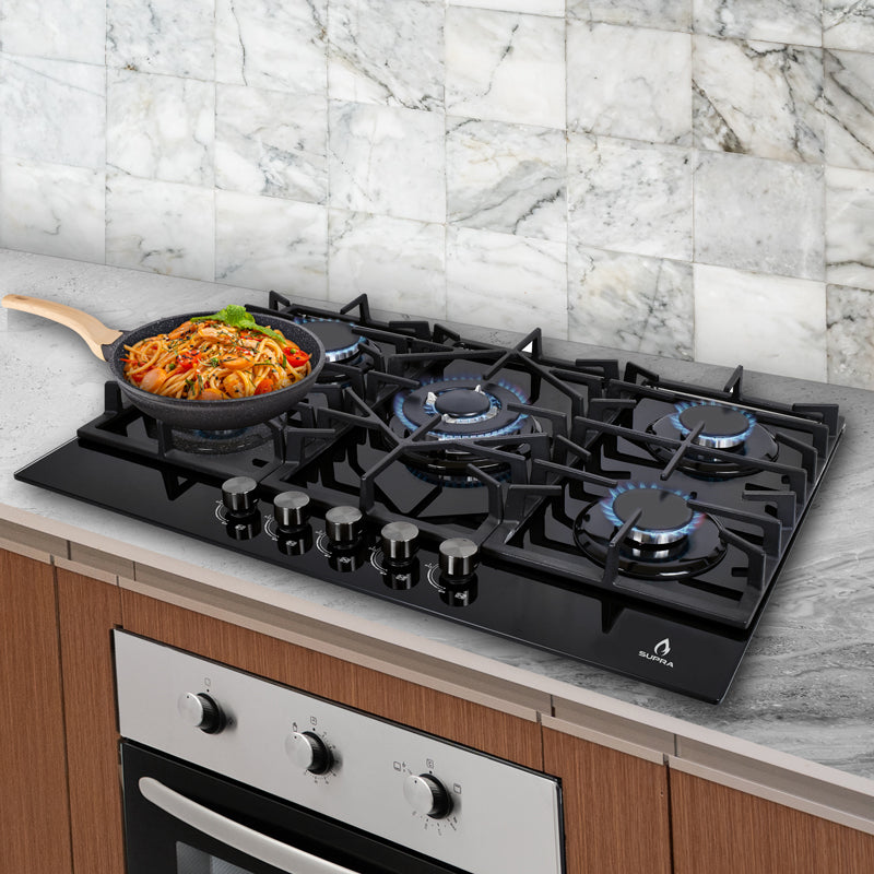 Parrilla a gas empotrable  de 5 quemadores SUPRA SENZA 76"