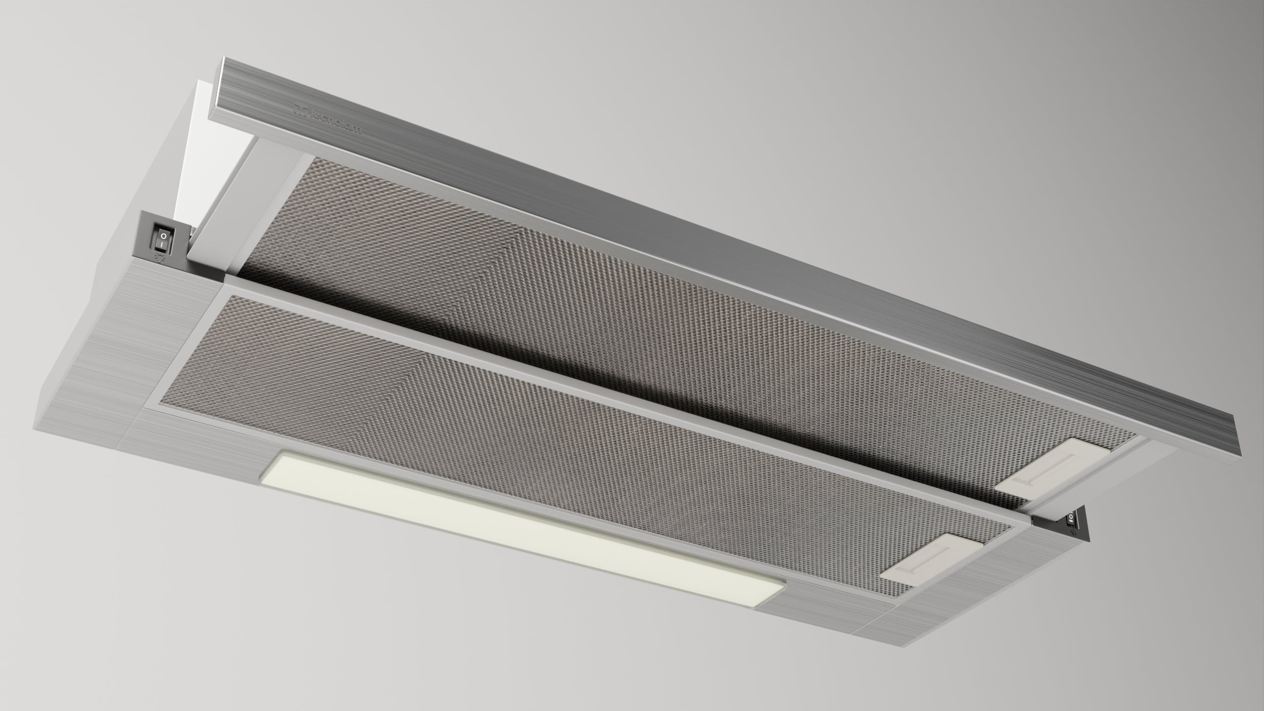 Campana bajo alacena TECNOLAM SLIDER AC 90 de 90 cm Inox - Cubimas