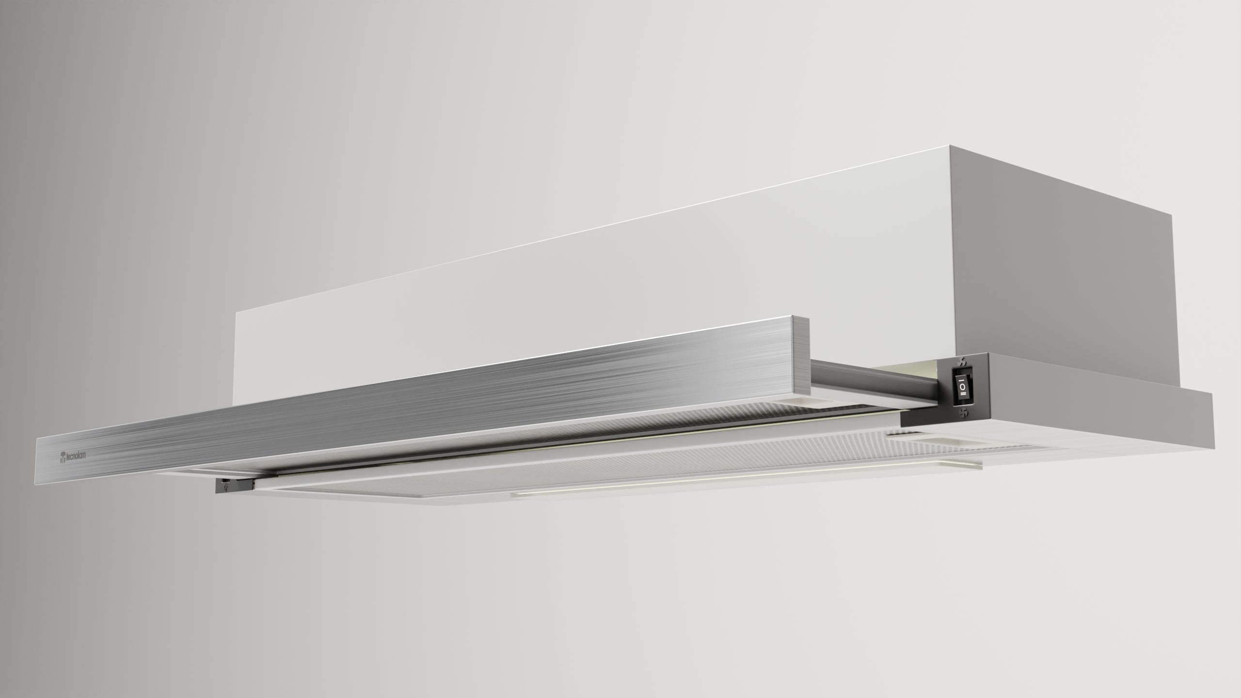 Campana bajo alacena TECNOLAM SLIDER AC 90 de 90 cm Inox - Cubimas