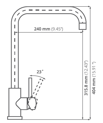 Llave Monomando ECLIPSE EA64 NG - Cubimas